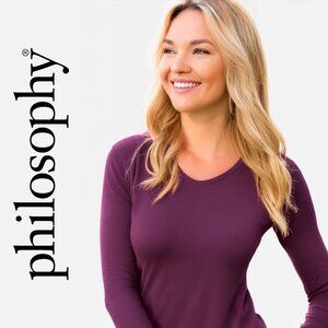 Philosophy Women's Burgundy Top